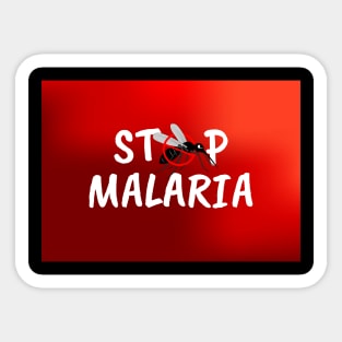 stop malaria Sticker